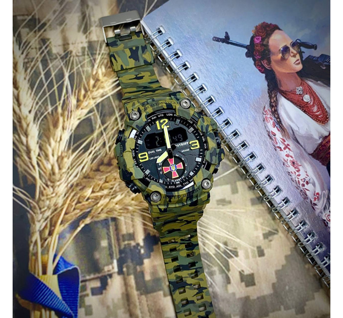 Patriot 004CMGRSU ЗСУ Зелений камуфляж + Коробка.