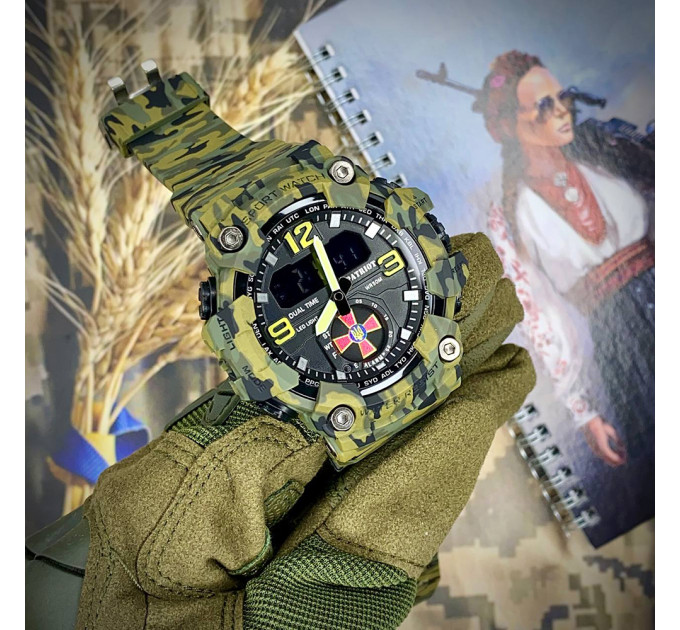 Patriot 004CMGRSU ЗСУ Зелений камуфляж + Коробка.