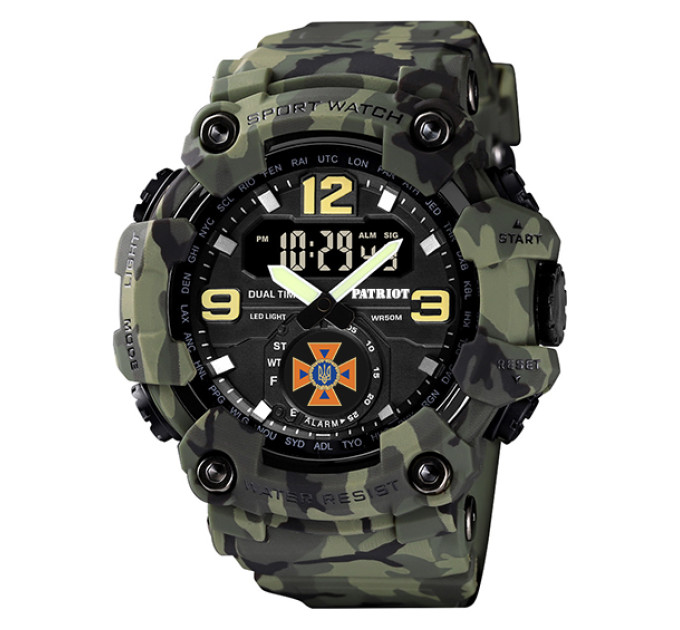 Patriot 004CMGRDSNS ДСНС Зелений камуфляж + Коробка.