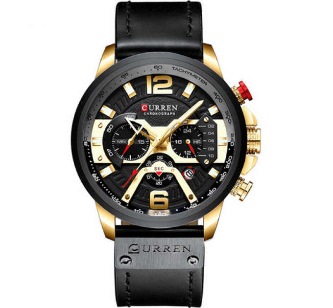 Curren 8329 Black-Gold