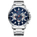 Curren 8363 Silver-Blue