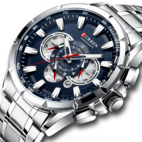 Curren 8363 Silver-Blue