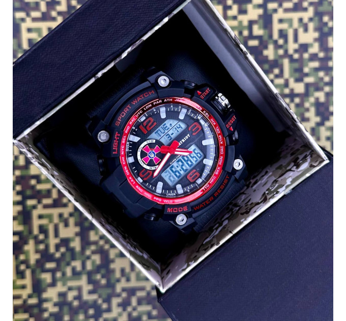 Patriot 012BKRDSU ЗСУ Чорні з червоним + Коробка