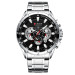 Curren 8363 Silver-Black