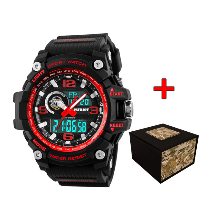 Patriot 012BKRDSSO ССО Чорні з червоним + Коробка