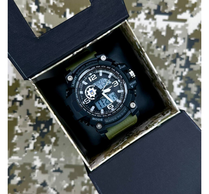 Patriot 012AGPO Поліція Чорні з зеленим + Коробка.