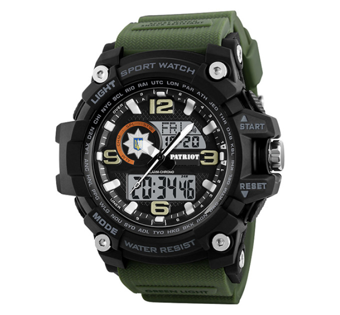 Patriot 012AGPO Поліція Чорні з зеленим + Коробка.