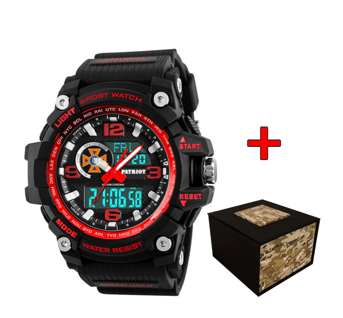 Patriot 012BKRDDSNS ДСНС Чорні з червоним + Коробка