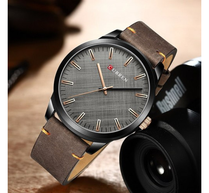 Curren 8386 Brown-Black-Gray
