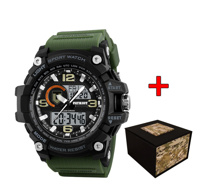 Patriot 012AGTRO ТРО Чорні з зеленим + Коробка