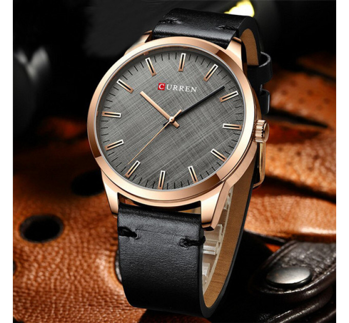 Curren 8386 Black-Gold-Gray