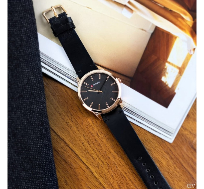 Curren 8386 Black-Gold-Gray