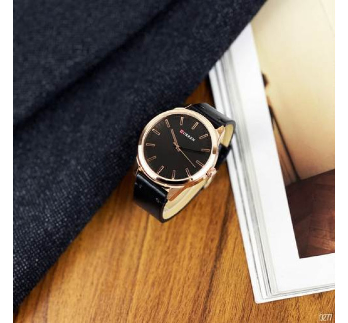 Curren 8386 Black-Gold-Gray