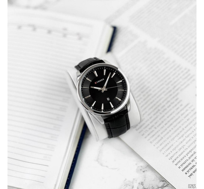Curren 8365 Silver-Black