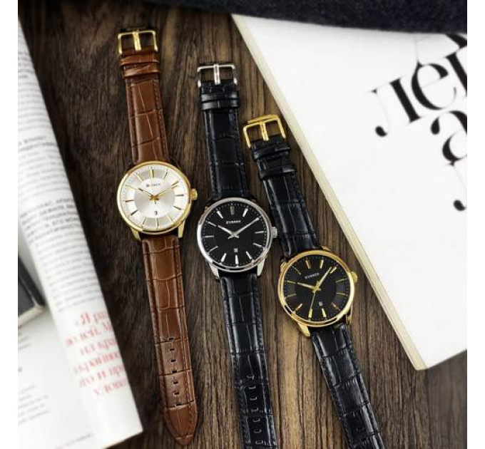 Curren 8365 Silver-Black