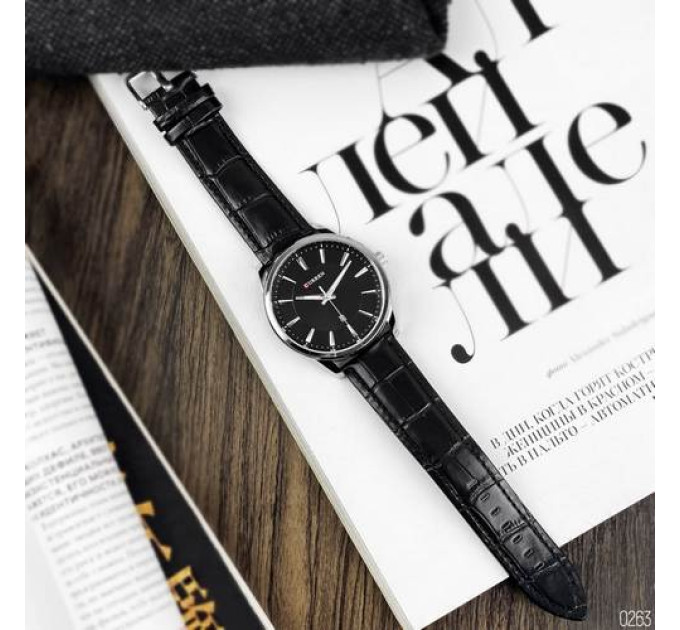 Curren 8365 Silver-Black