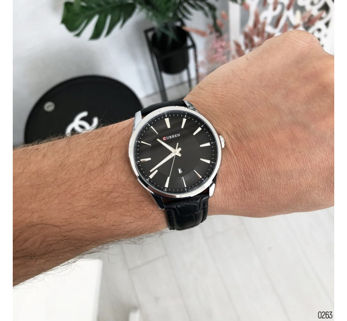 Curren 8365 Silver-Black