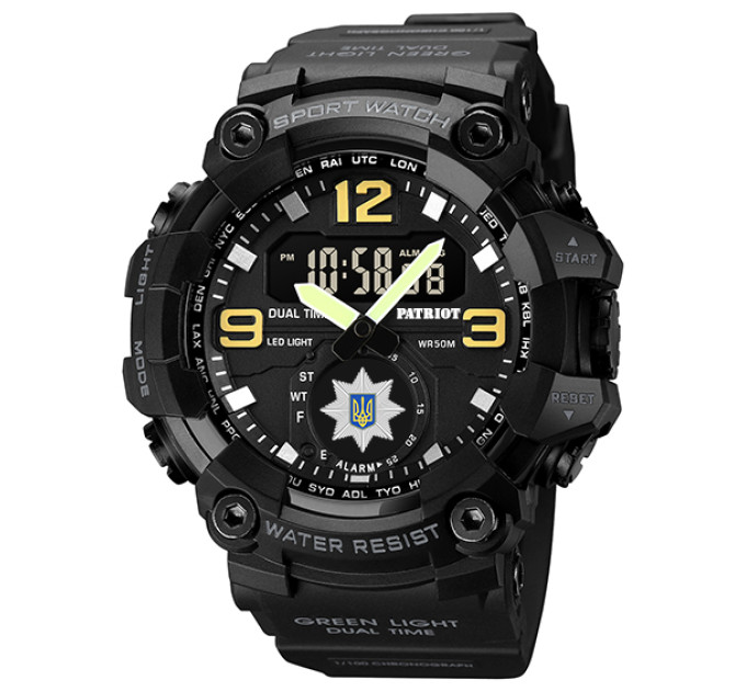 Patriot 003BKPO Поліція Чорні + Коробка.