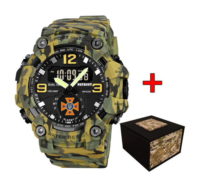 Patriot 003CMGRDSNS ДСНС Зелений камуфляж + Коробка.