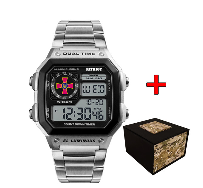 Patriot 011BKSU ЗСУ Срібло + Коробка.