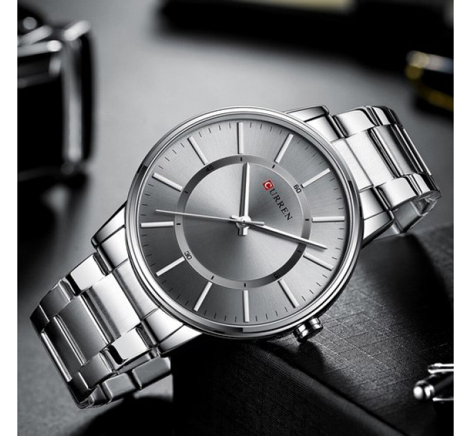Curren 8385 Silver-Gray