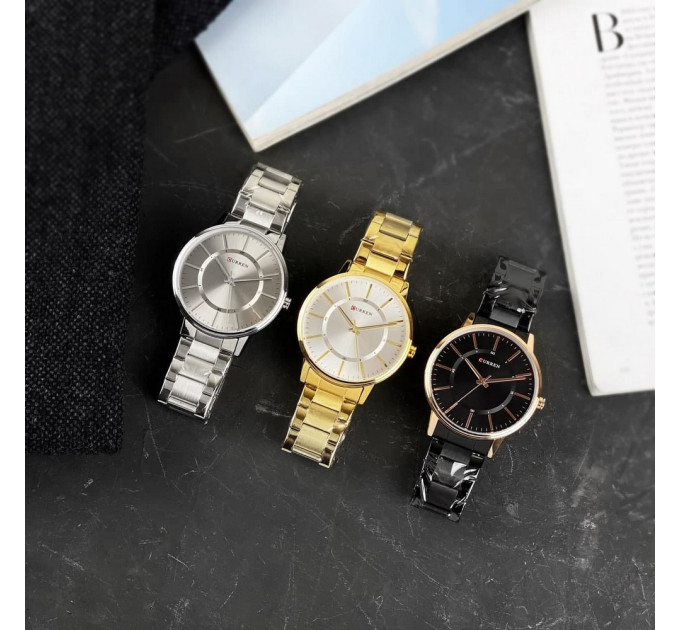 Curren 8385 Gold-White