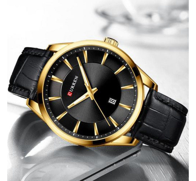 Curren 8365 Black-Gold