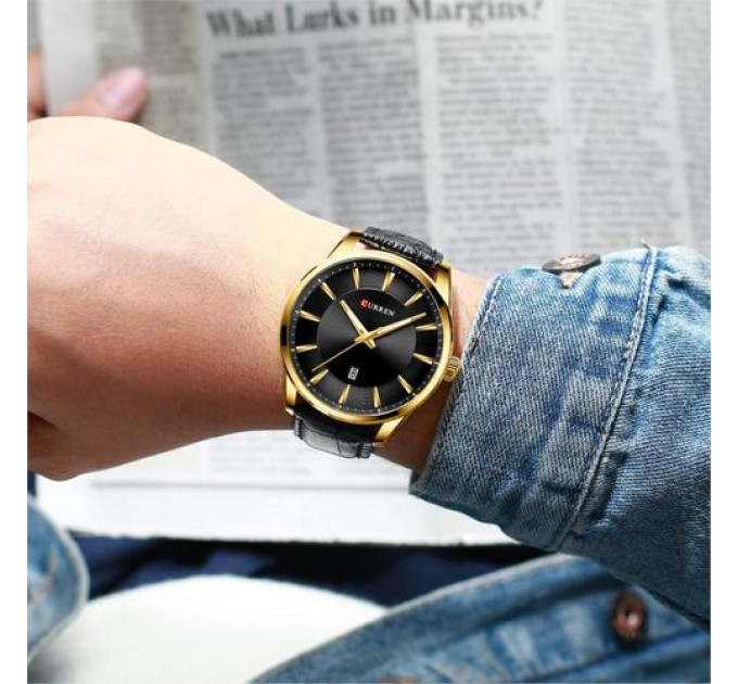 Curren 8365 Black-Gold