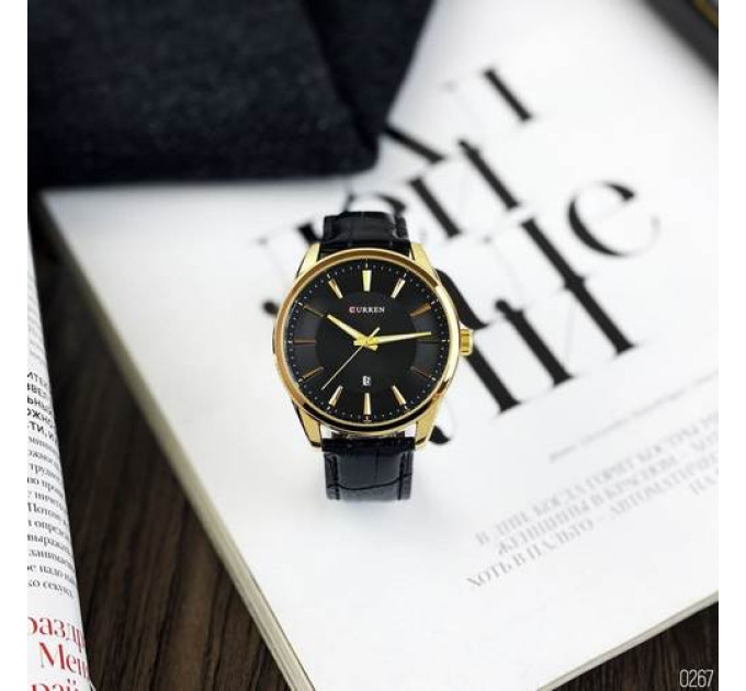 Curren 8365 Black-Gold