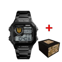 Patriot 011BKUAGD Тризуб золото Чорні + Коробка.