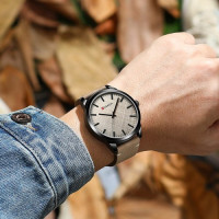 Curren 8386 Light Brown-Grey