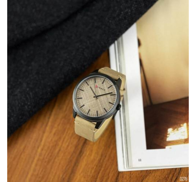 Curren 8386 Light Brown-Grey