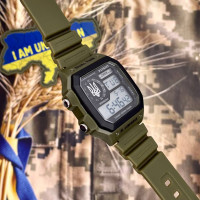 Patriot 010AGUASI Тризуб срібло Зелені + Коробка
