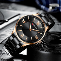 Curren 8383 Black-Gold
