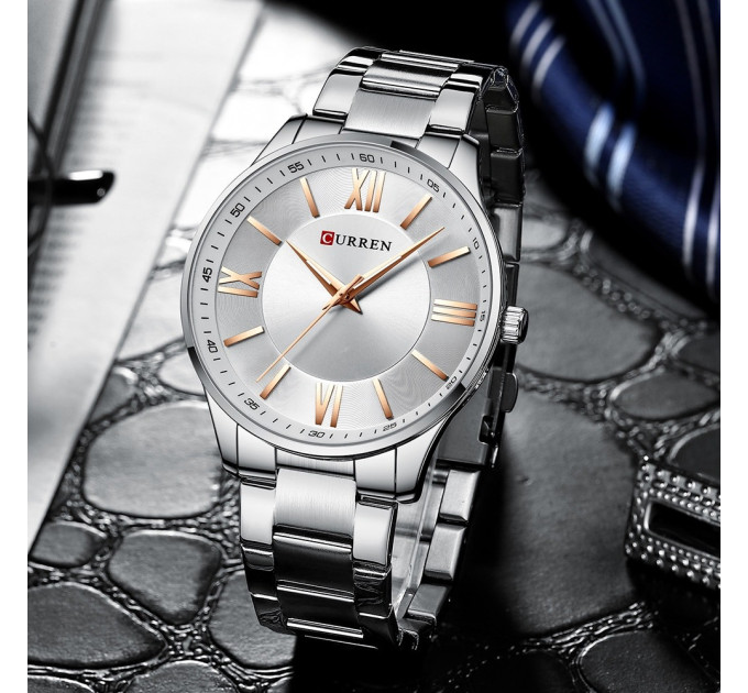 Curren 8383 Silver-Cuprum
