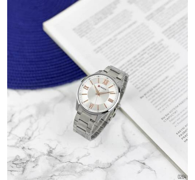 Curren 8383 Silver-Cuprum