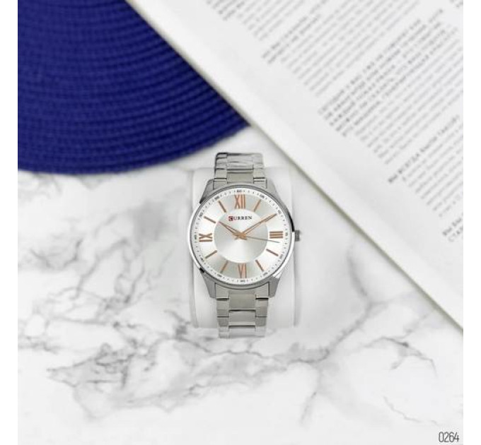 Curren 8383 Silver-Cuprum