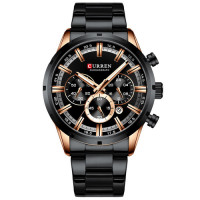 Curren 8355 Black -Cuprum