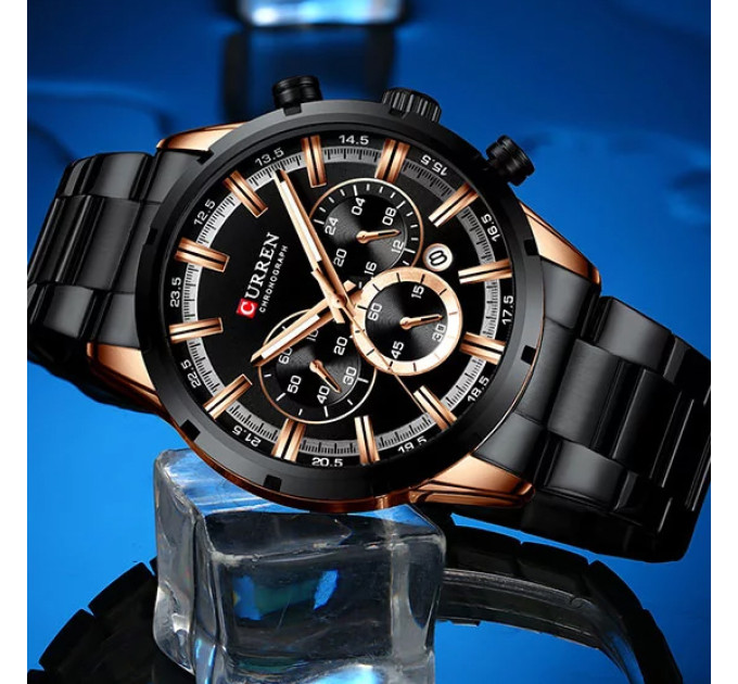 Curren 8355 Black -Cuprum