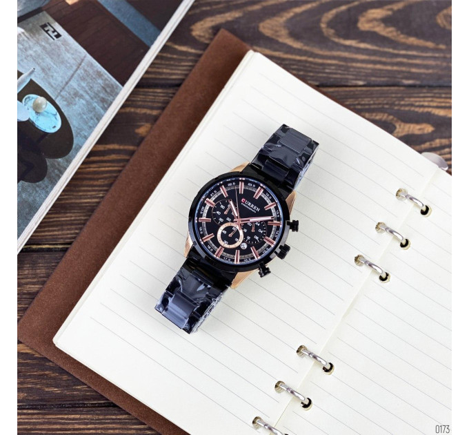 Curren 8355 Black -Cuprum
