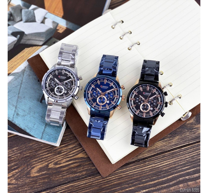 Curren 8355 Black -Cuprum