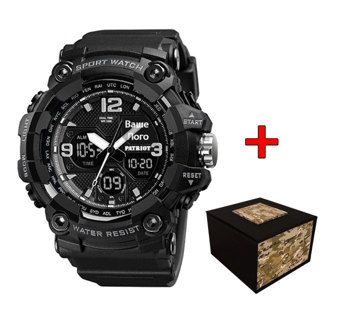 Patriot 006BK Ваше лого Чорні + Коробка