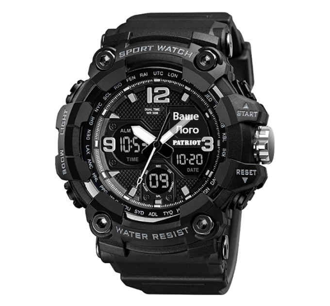Patriot 006BK Ваше лого Чорні + Коробка