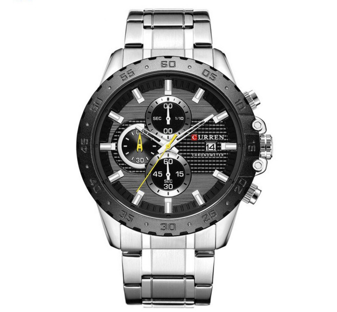 Curren 8334 Silver-Black
