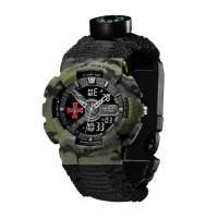 Patriot 005CMGRSU ЗСУ Зелений камуфляж Паракордовий ремінець Black + Коробка