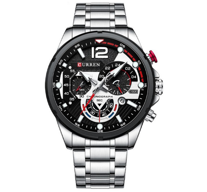 Curren 8395 Silver-Black