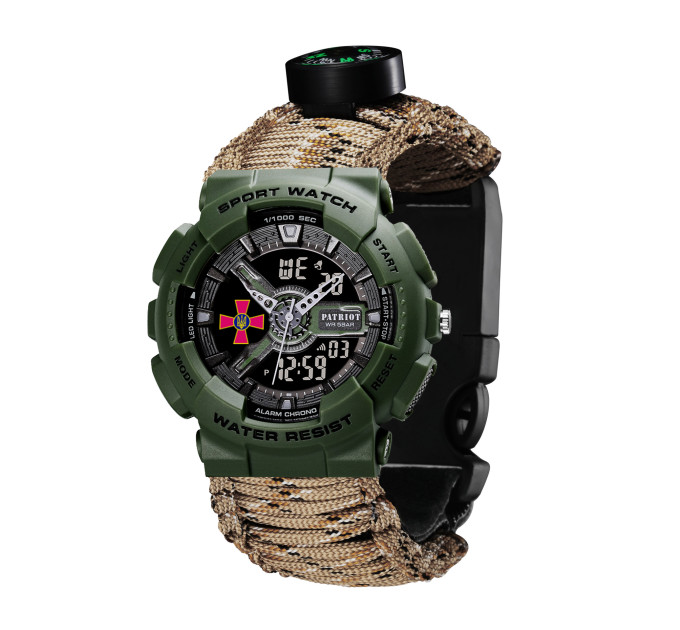 Patriot 005AGSU ЗСУ Паракордовий ремінець Desert Camo + Коробка