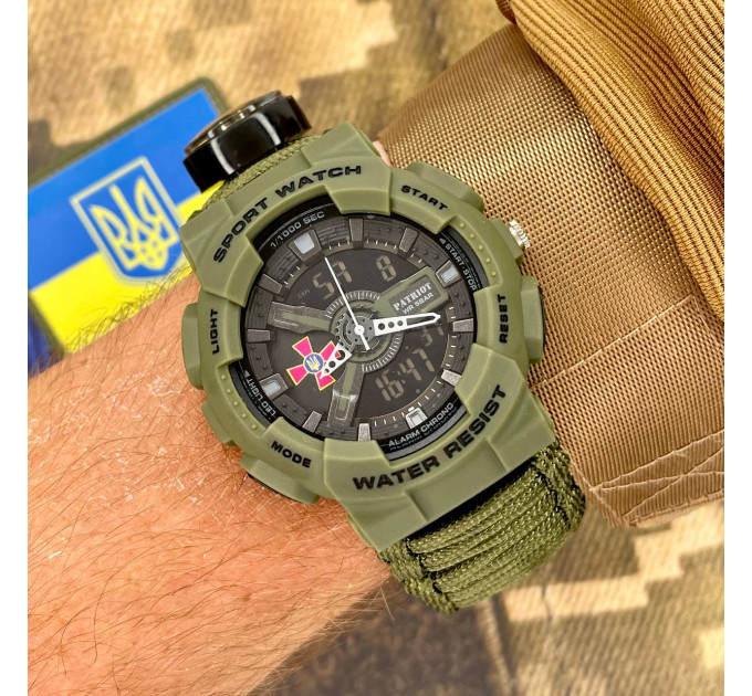 Patriot 005AGSU ЗСУ Паракордовий ремінець Army Green + Коробка.