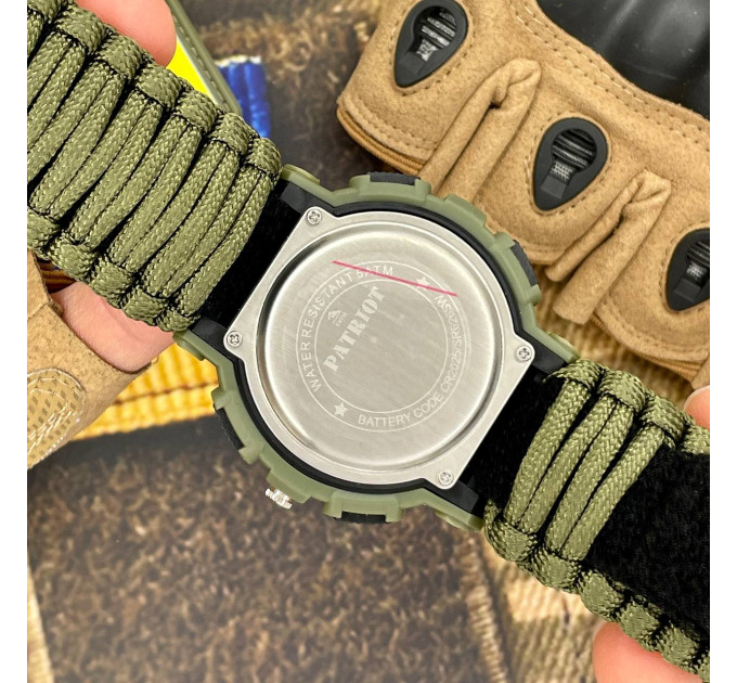 Patriot 005AGSU ЗСУ Паракордовий ремінець Army Green + Коробка.