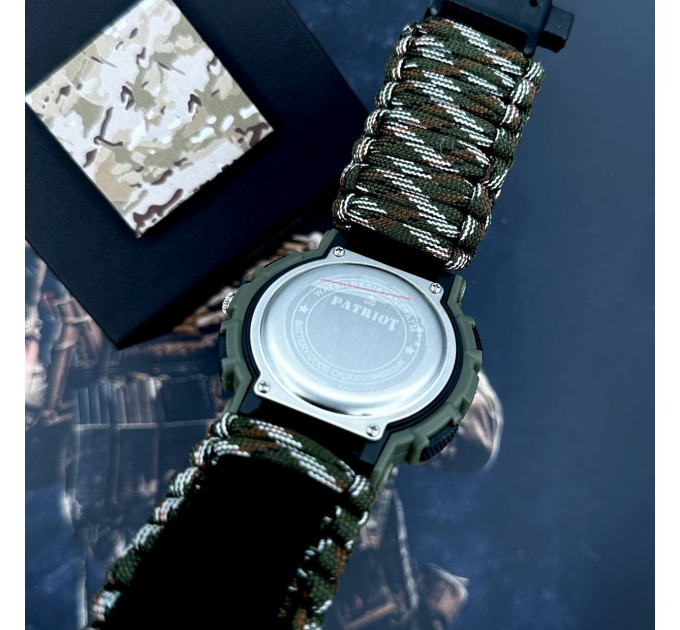 Patriot 005AGSU ЗСУ Паракордовий ремінець Camo Green + Коробка